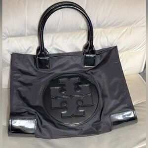TORY BURCH - Nylon/Patent Leather Ella Tote - Authenticated